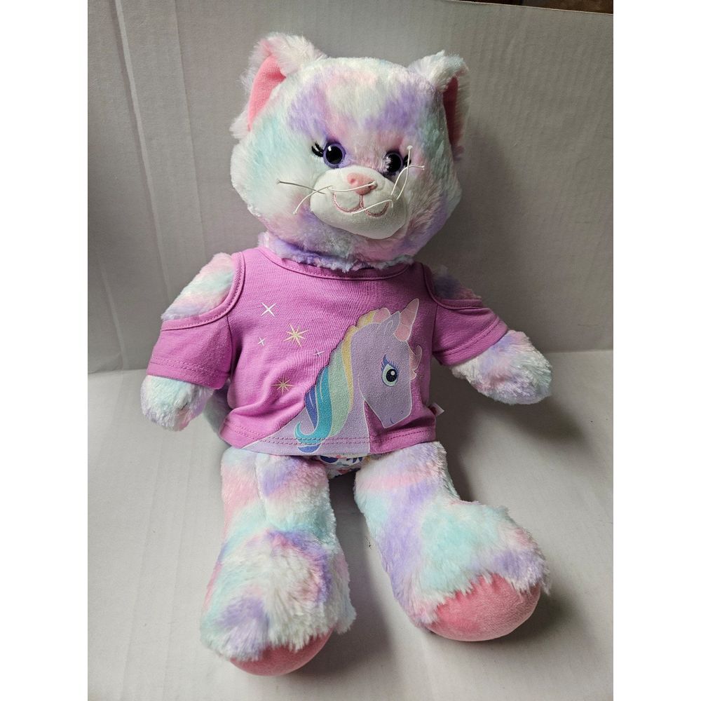 Build A‎ Bear Pastel Swirl Kitty